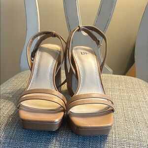 Tan Women's Strappy Sandals